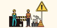 disegno di addetti alla sicurezza