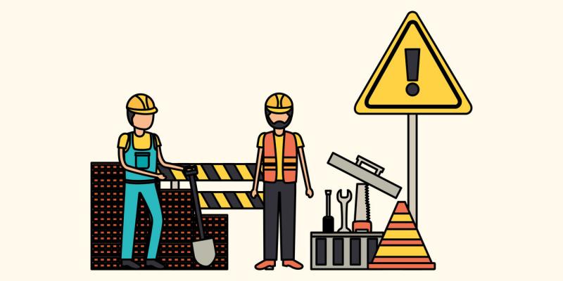disegno di addetti alla sicurezza
